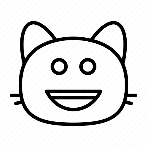 Cat, grinning, iv, emotion, expressions, emoji, smileys icon - Download on Iconfinder