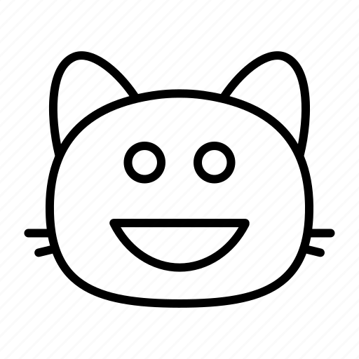 Cat, grinning, v, emotion, expressions, emoji, smileys icon - Download on Iconfinder