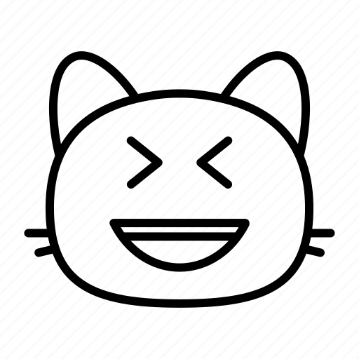 Cat, grinning, vi, emotion, expressions, emoji, smileys icon - Download on Iconfinder