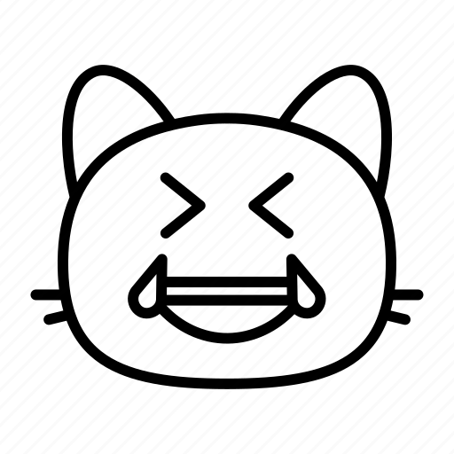 Cat, lol, emojis, laughter, laugh, smileys, joy icon - Download on Iconfinder