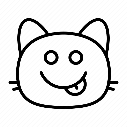 Cat, tasty, emoji, smileys, emoticons, face, delicious icon - Download on Iconfinder