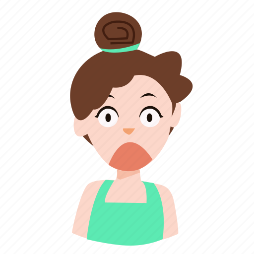Mother, shock, surprised, emotion, face, family, mom icon - Download on Iconfinder