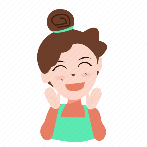 Happy, laugh, mother, expression, face, love, smile icon - Download on Iconfinder