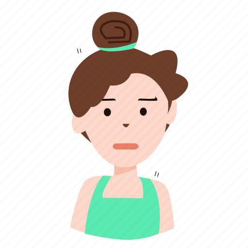 Mother, wonder, avatar, brown, curly, cute, hair icon - Download on Iconfinder
