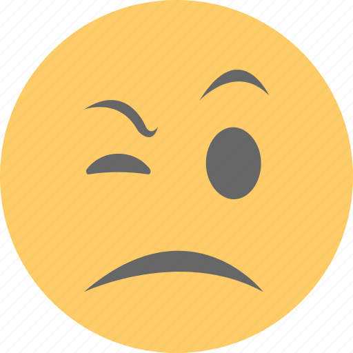 Depressed, emoji, frowning face, side eye emoji, unamused face icon - Download on Iconfinder