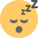emoticon, open mouth, sleeping face, snoring, zzz face