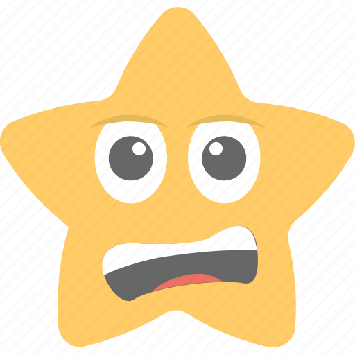 Cartoon, confounded face, confused, smiley, star emoji icon - Download on Iconfinder