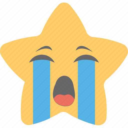 Crying emoji, emoticon, sad face, unhappy, weeping icon - Download on Iconfinder