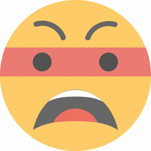 Angry, annoyed, emoji, frowning face, worried icon - Download on Iconfinder