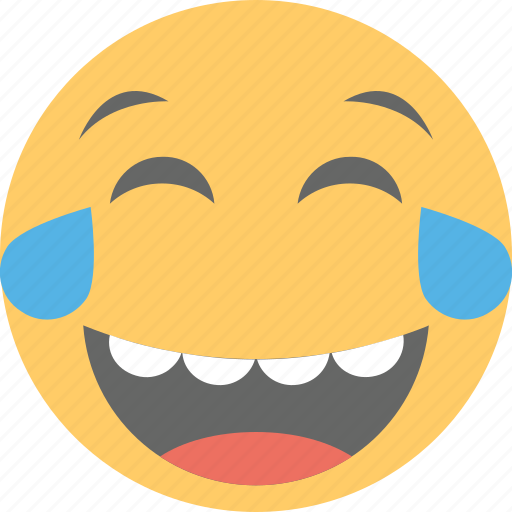 Emoticons, face smiley, laughing face, laughing tears, smiley icon - Download on Iconfinder
