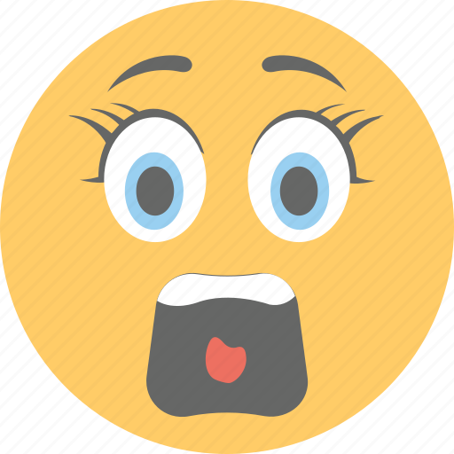 Open mouth, shocked, smiley, surprised, wondered icon - Download on Iconfinder