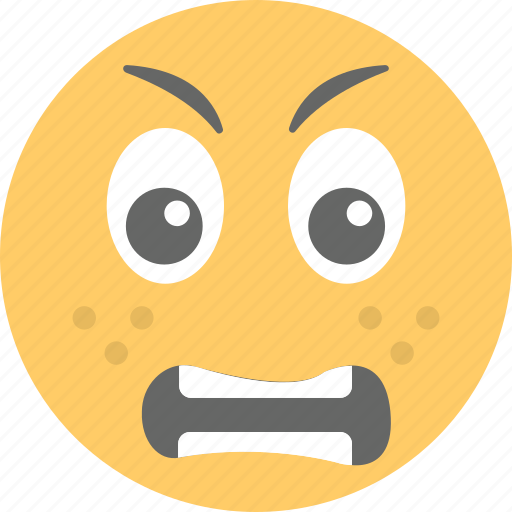 Emoji, emoticon, grimacing face, irritated, smiley icon - Download on Iconfinder