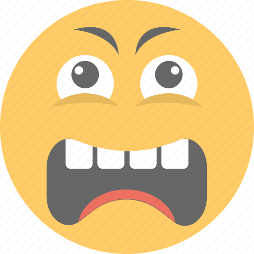 Angry, annoyed, bored face, emoji, smiley, tired face icon - Download on Iconfinder