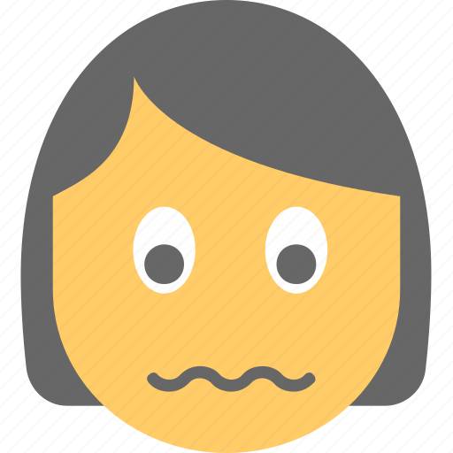 Baffled face, confounded face, face, girl emoji, smiley icon - Download on Iconfinder