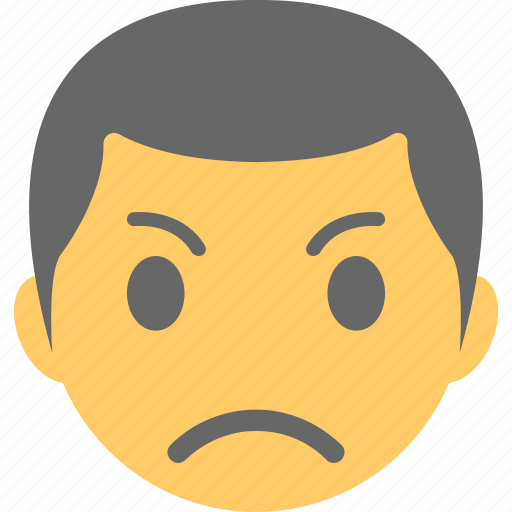 Boy emoji, emoticon, sad boy emoji, sad face, unhappy icon - Download on Iconfinder