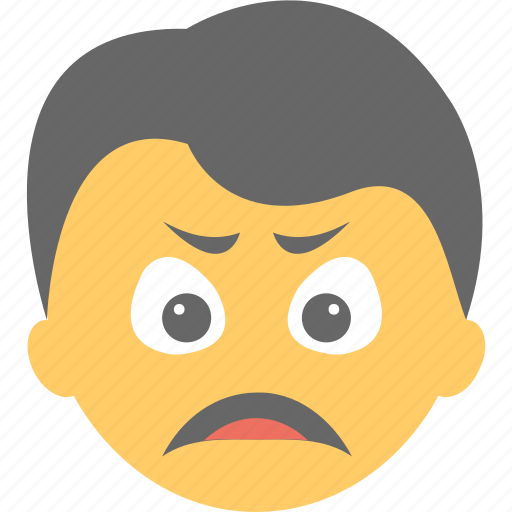 Boy emoji, distraught face, exhausted, smiley, weary face icon - Download on Iconfinder