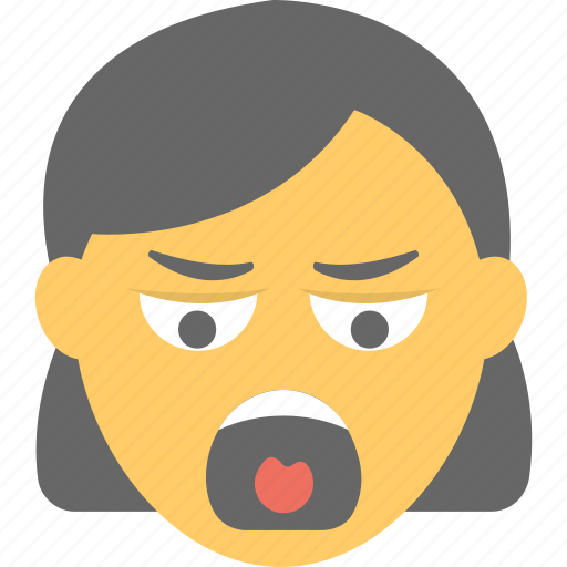 Angry, annoyed, emoji, screaming, shouting icon - Download on Iconfinder
