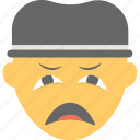 boy emoji, distraught face, exhausted, smiley, weary face