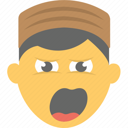 Angry, annoyed, emoji, screaming, shouting icon - Download on Iconfinder