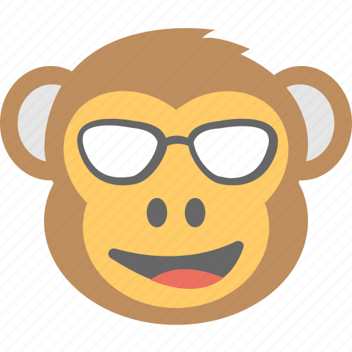 Baboon, chimps, monkey emoji, naughty, smiley icon - Download on Iconfinder