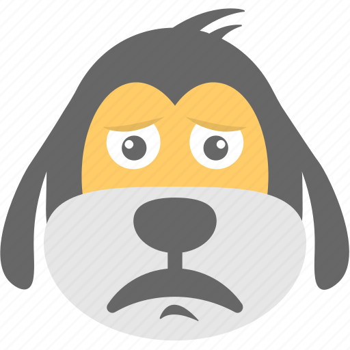 Dog emoji, dog face, emoji, floppy dog, smiley icon - Download on Iconfinder