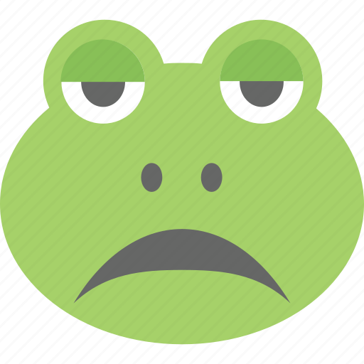 Cartoon, emoticon, frog emoji, frog face, smiley icon - Download on Iconfinder