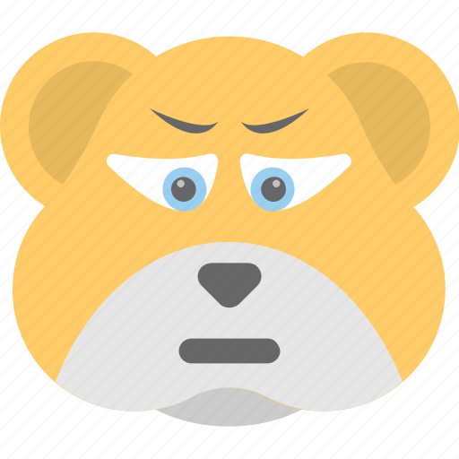 Animal, bear emoji, bear face, emoji, emoticon icon - Download on Iconfinder