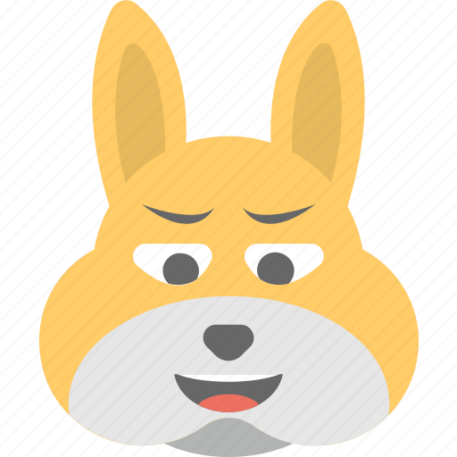 Bunny emoji, bunny face, emoji, emoticon, happy icon - Download on Iconfinder
