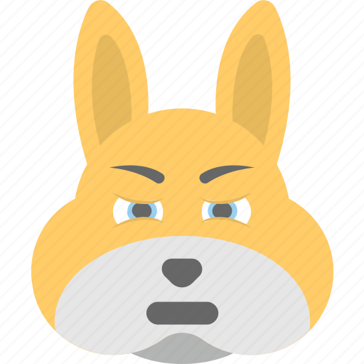 Bunny emoji, bunny face, emoji, emoticon, happy icon - Download on Iconfinder