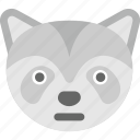 emoji, emoticon, fox emoji, fox face, wolf face