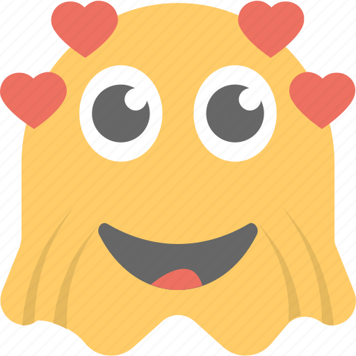 Adorable, emoji, emoticon, ghost emoji, ghoul icon - Download on Iconfinder