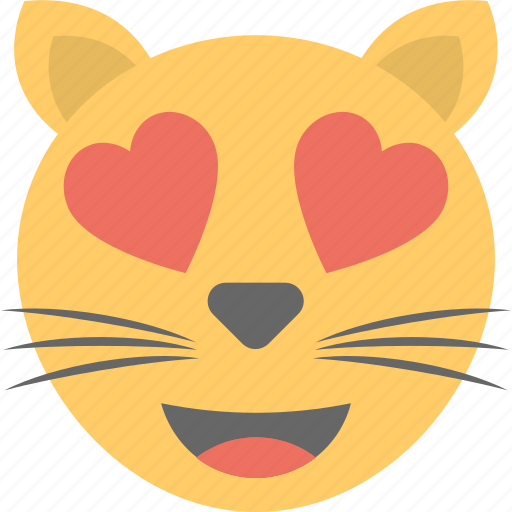 Cat emoji, cat face, emoticon, kitten, smiley icon - Download on Iconfinder