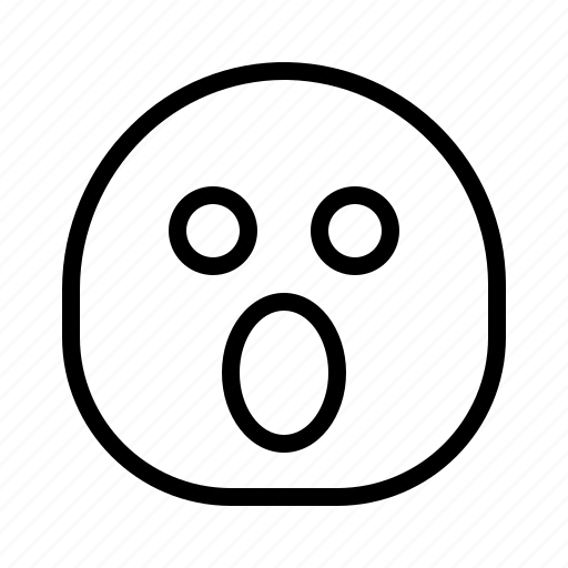 Emoji, face, scared, shocked, smileys icon - Download on Iconfinder