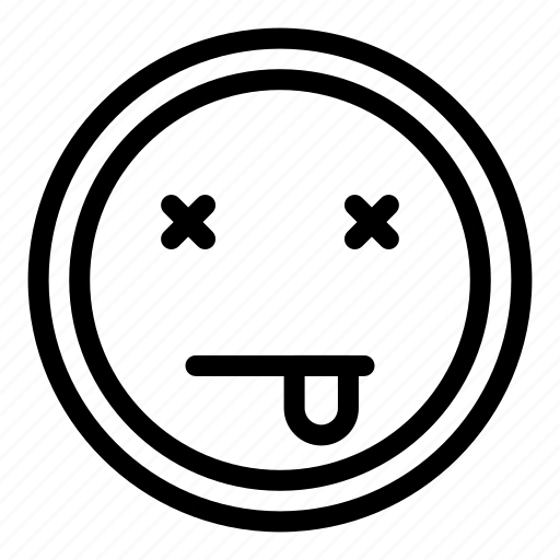 Dead, emoji icon - Download on Iconfinder on Iconfinder