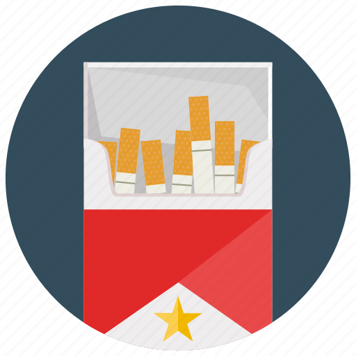 Brand, cigarettes, pack, smoking, star icon - Download on Iconfinder