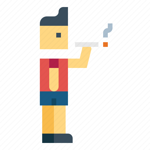 Addiction, cigarette, man, smoker, smoking icon - Download on Iconfinder