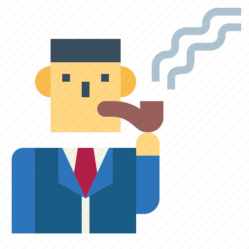 Addiction, man, pipe, smoker, smoking icon - Download on Iconfinder
