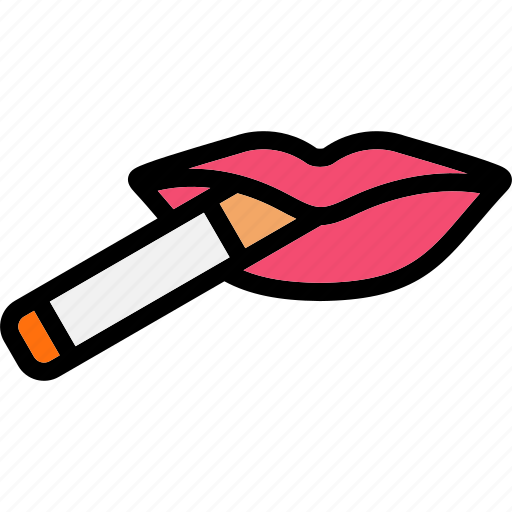 Cigar, cigarette, lips, sign, smoke, smoking icon - Download on Iconfinder