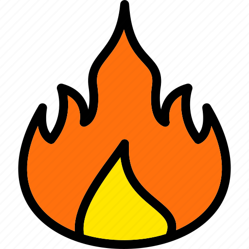 Fire, flame, danger, light icon - Download on Iconfinder