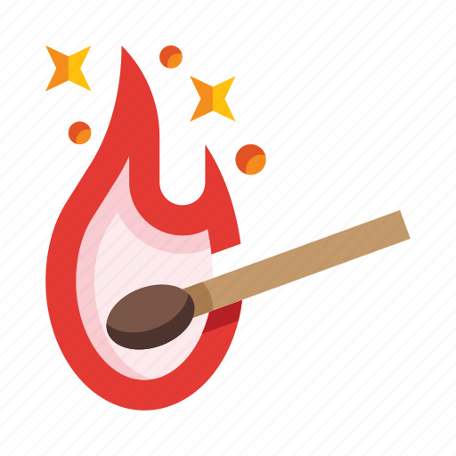 Smoking, burning, match, fire, flame, matchstick icon - Download on Iconfinder