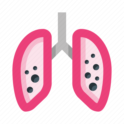 Smoking, lungs, smokers, damaged, lungs cancer icon - Download on Iconfinder