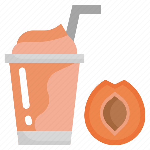 Apricot, healthy, food, fruit, smoothie, drink icon - Download on Iconfinder