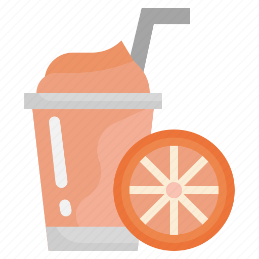 Orange, juice, fruit, smoothie, drink icon - Download on Iconfinder