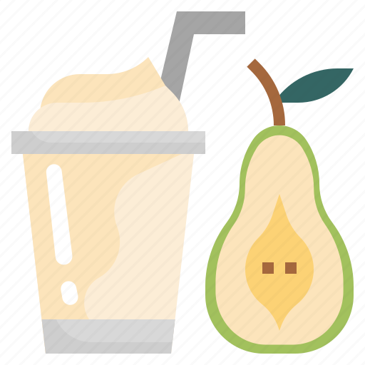Pear, food, restaurant, fruit, smoothie, drink icon - Download on Iconfinder