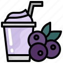 blueberry, food, and, restaurant, fruit, smoothie, drink