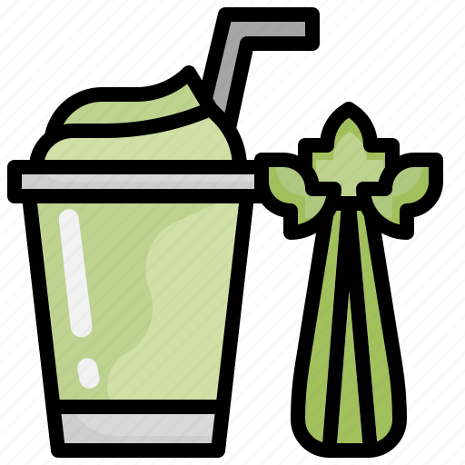 Celery, vegetable, fruit, smoothie, drink icon - Download on Iconfinder