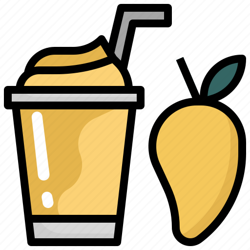 Mango, organic, fruit, smoothie, drink icon - Download on Iconfinder
