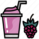 rasberry, food, restaurant, fruit, smoothie, drink