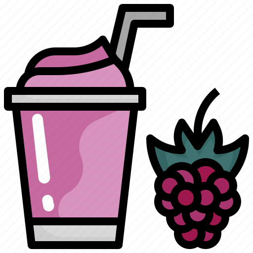 Rasberry, food, restaurant, fruit, smoothie, drink icon - Download on Iconfinder