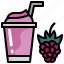 rasberry, food, restaurant, fruit, smoothie, drink 